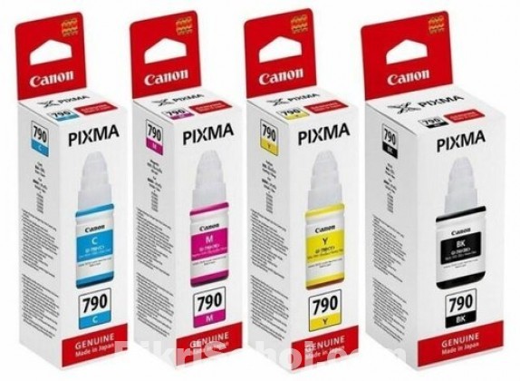 Canon Genuine G1000/2000/3000 04-Colour Ink Set Bottle